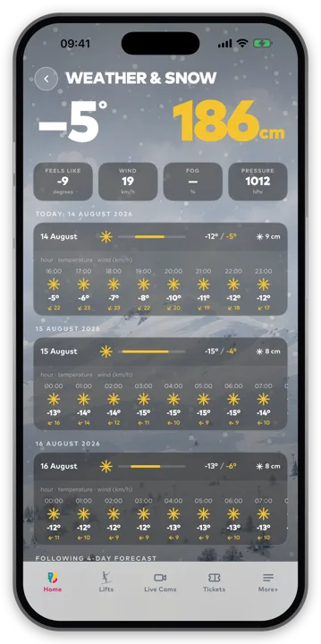 Приложение Улудаг — главная страница Android