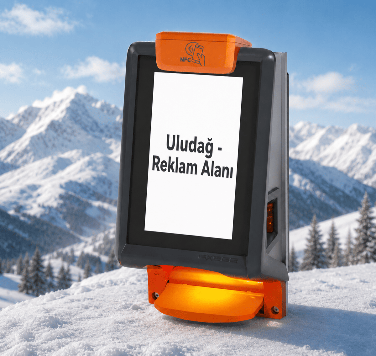 Turnike 7 inç ekranlar sponsorluk örneği